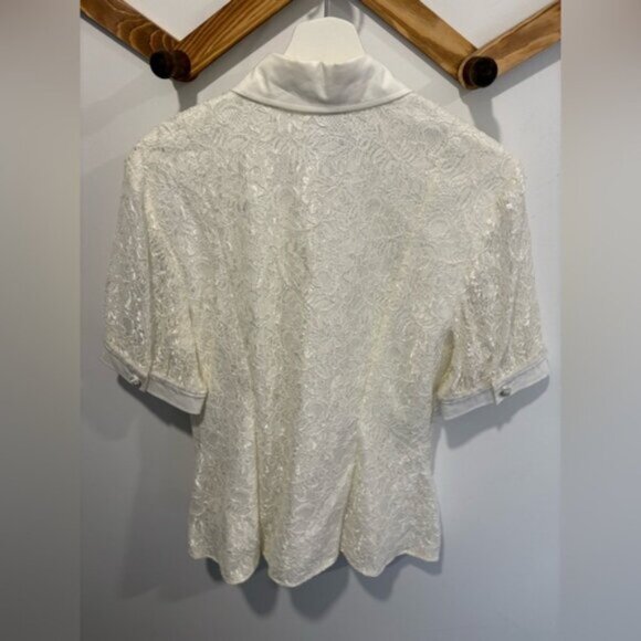 🌟 ST. JOHN COUTURE Blouse- Size 12 - Picture 6 of 11